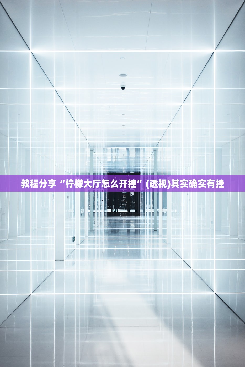 教程分享“柠檬大厅怎么开挂”(透视)其实确实有挂