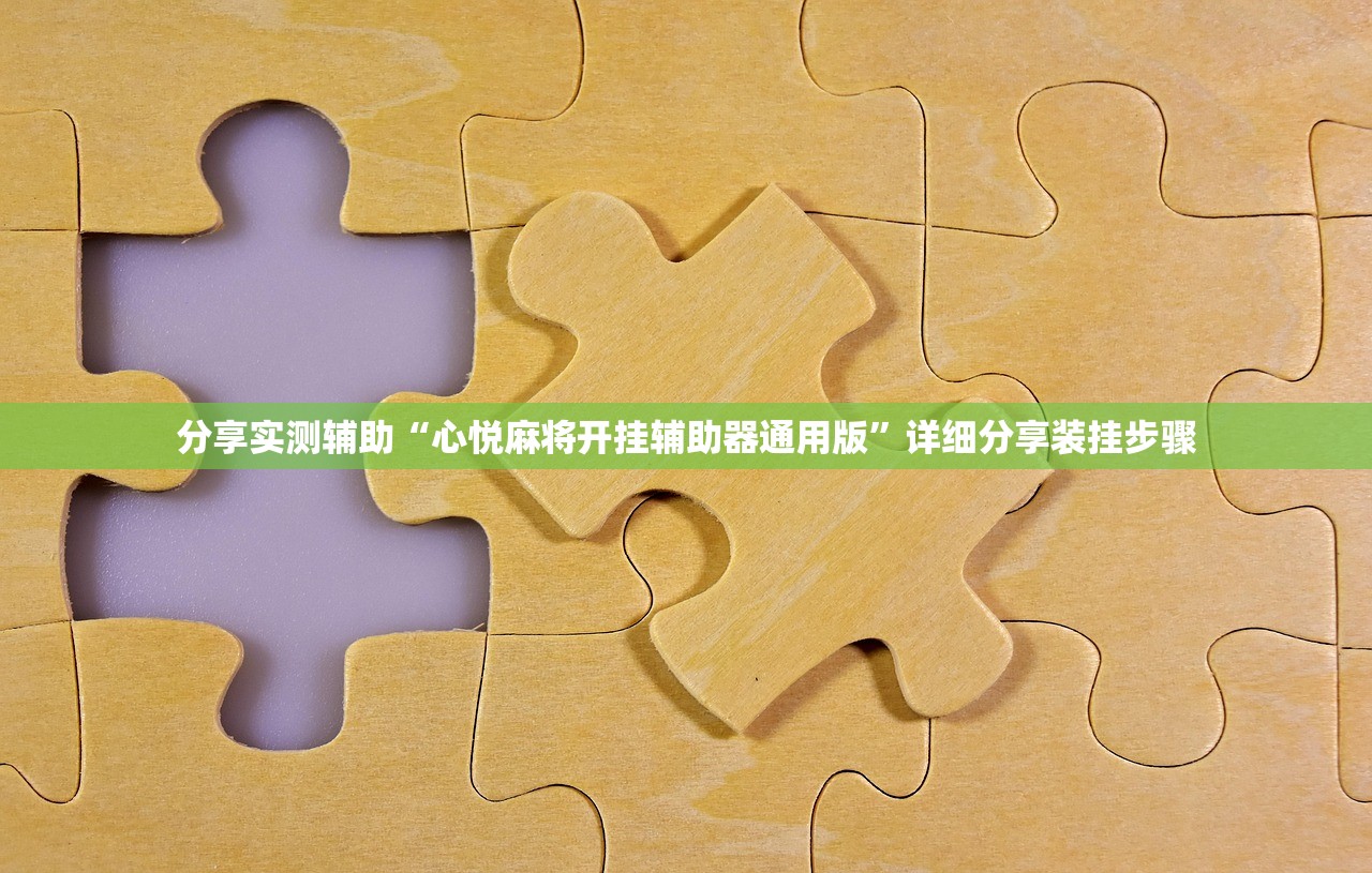 分享实测辅助“心悦麻将开挂辅助器通用版”详细分享装挂步骤
