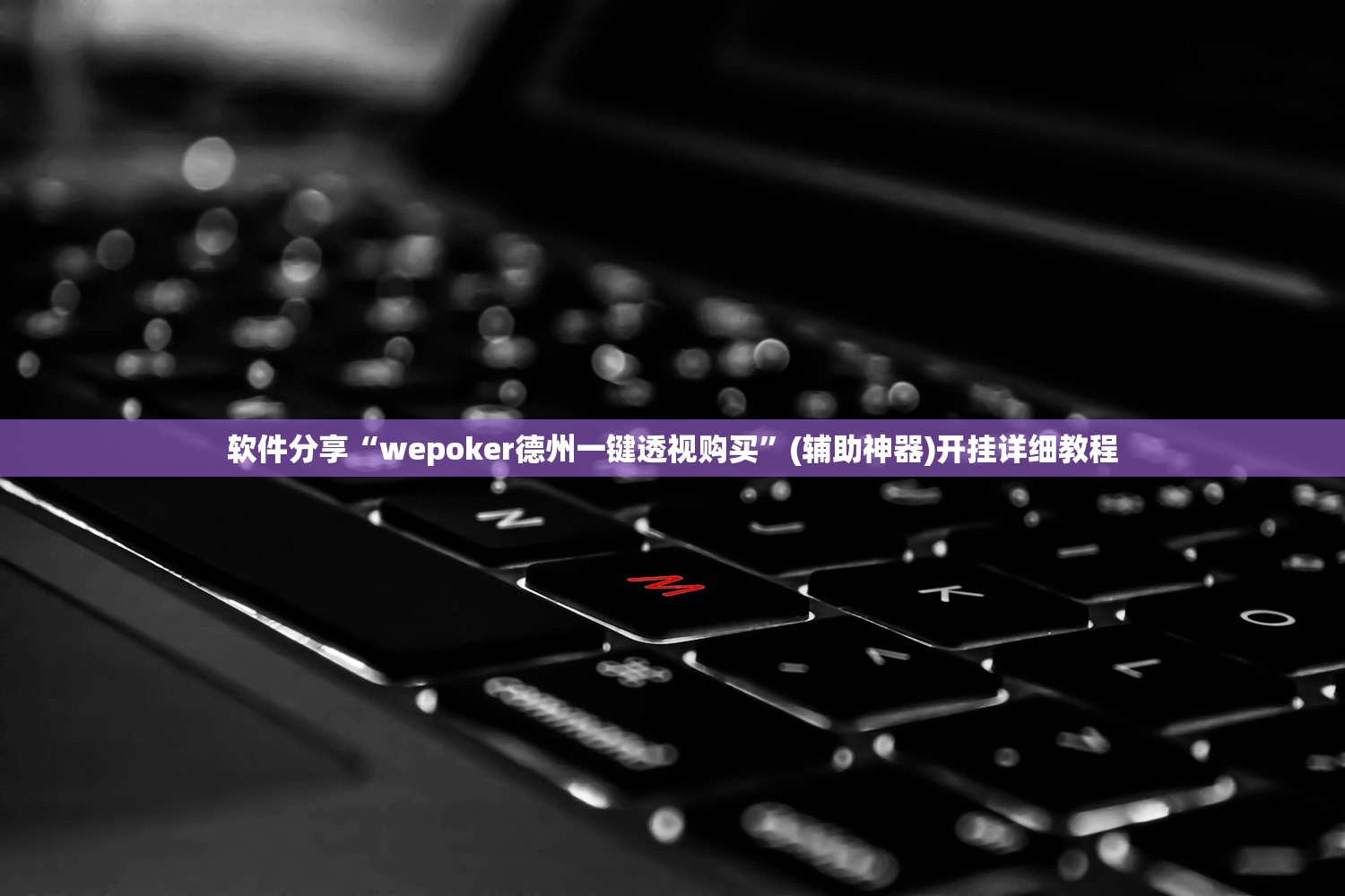 软件分享“wepoker德州一键透视购买”(辅助神器)开挂详细教程