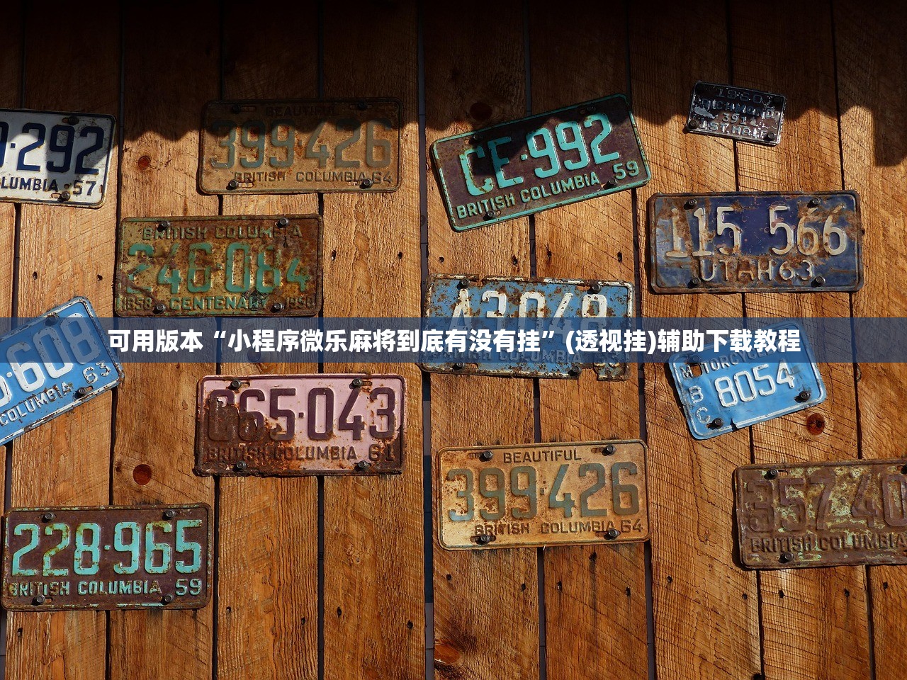可用版本“小程序微乐麻将到底有没有挂”(透视挂)辅助下载教程