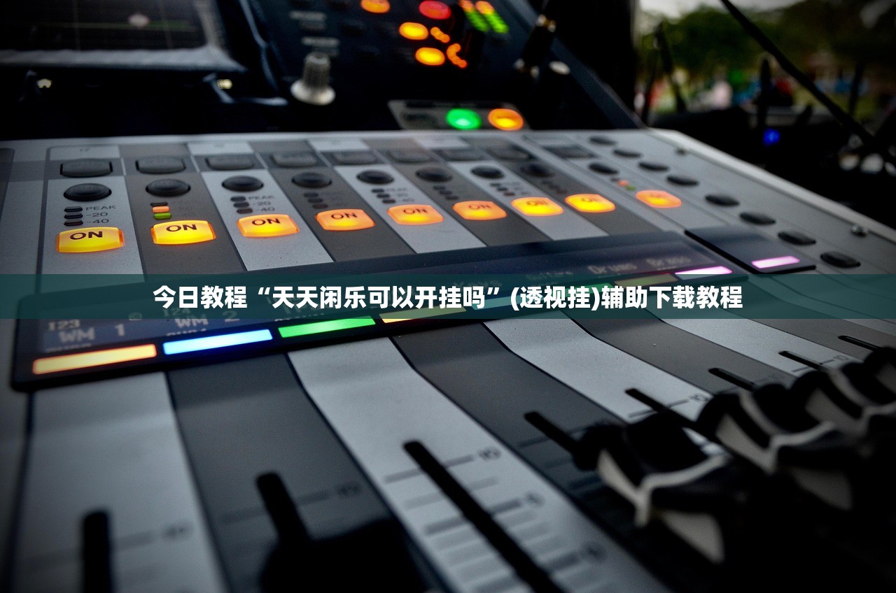 今日教程“天天闲乐可以开挂吗”(透视挂)辅助下载教程