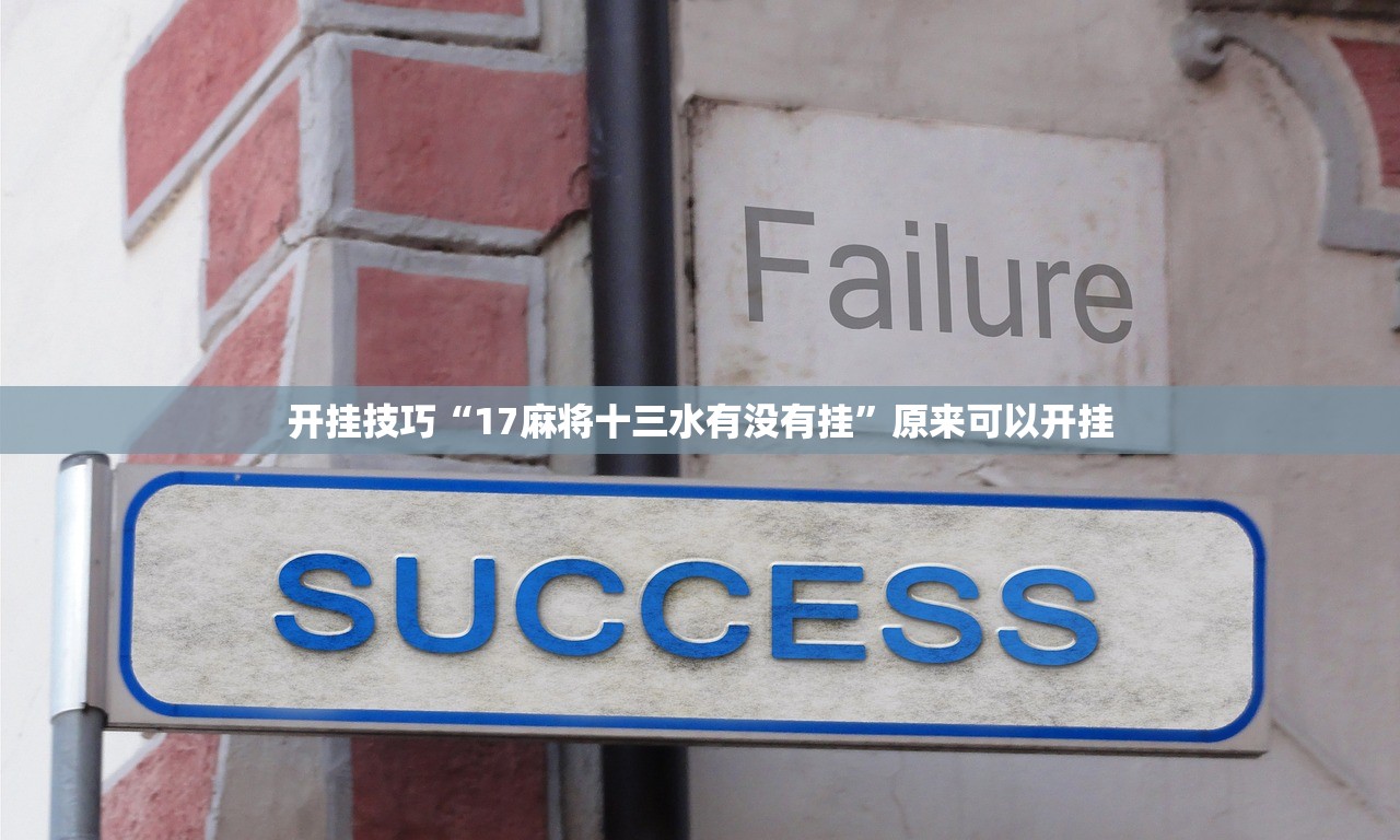 开挂技巧“17麻将十三水有没有挂”原来可以开挂